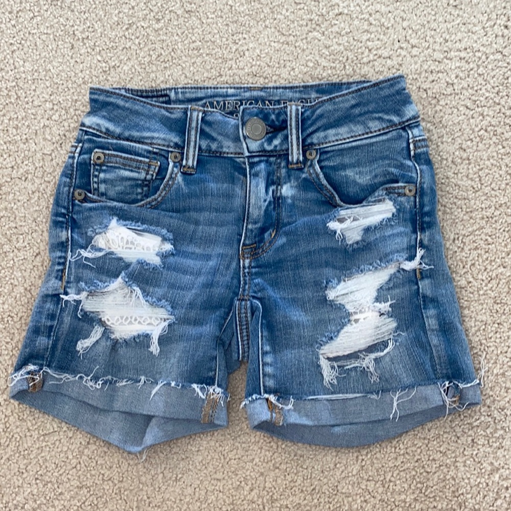 American eagle jean shorts